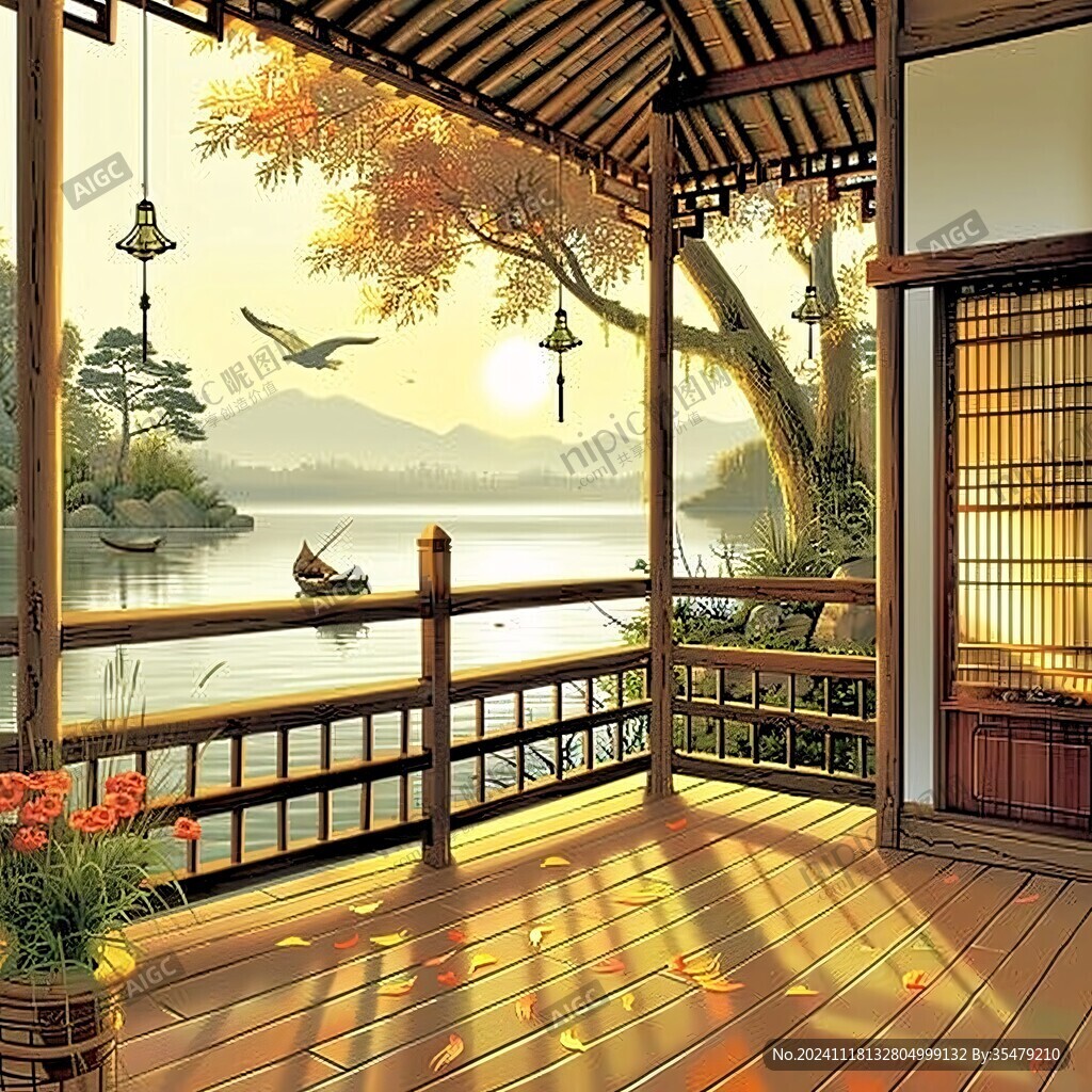 日式风景画