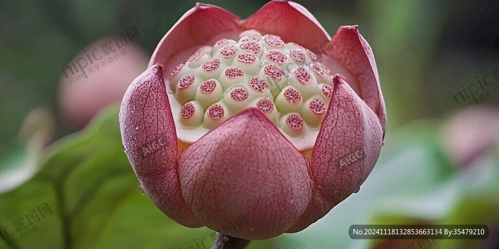 花瓣花蕊莲蓬