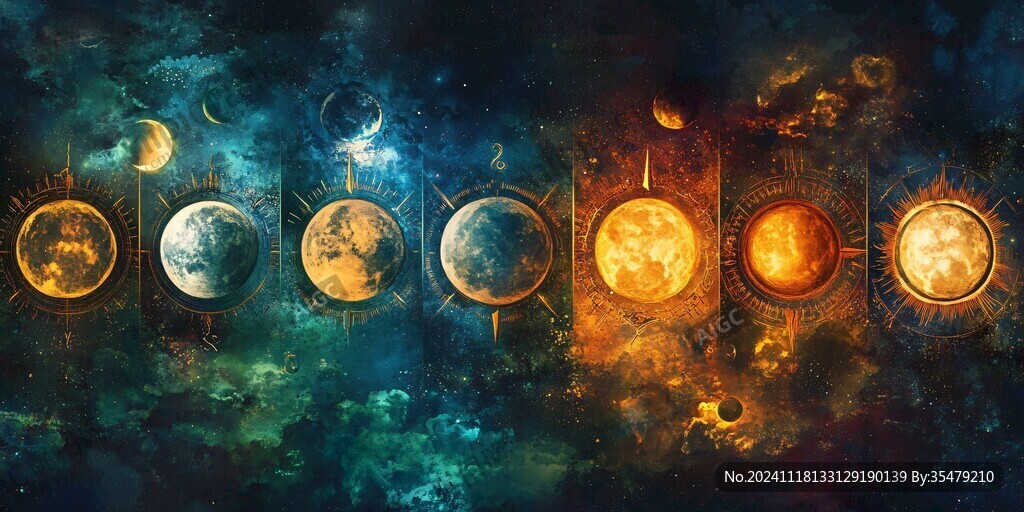 宇宙星球背景墙