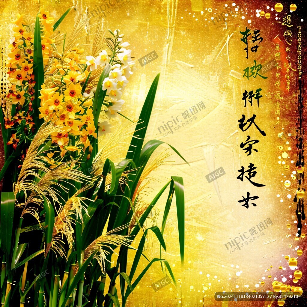 梅兰竹菊展板