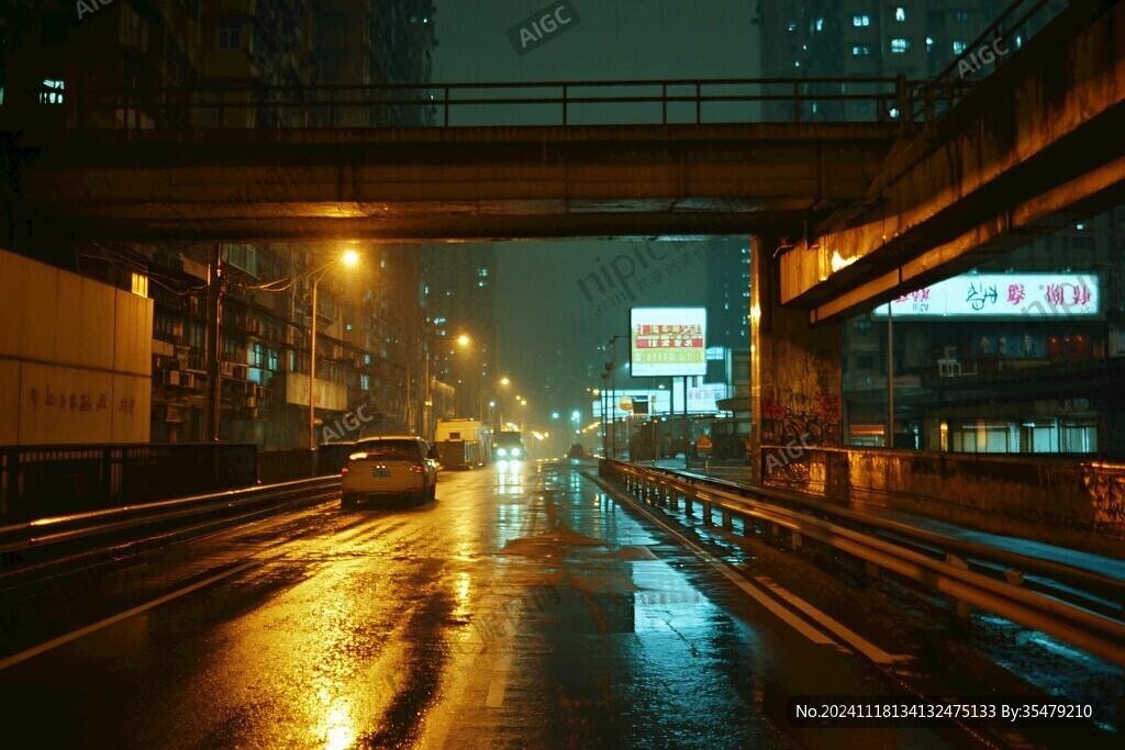 雨夜天桥