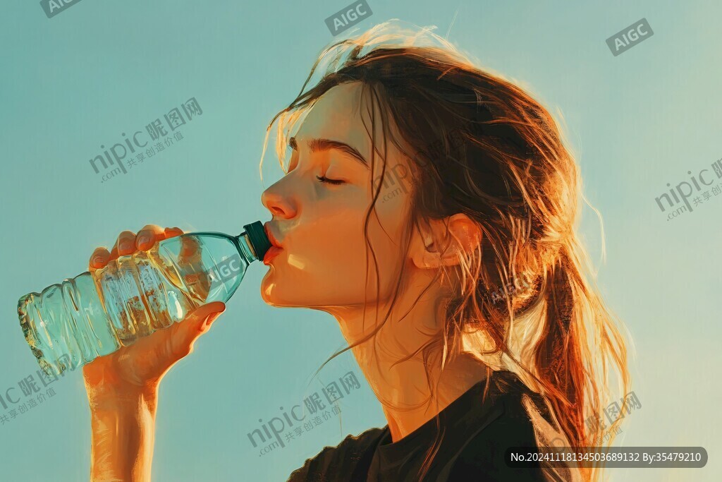 勤喝水