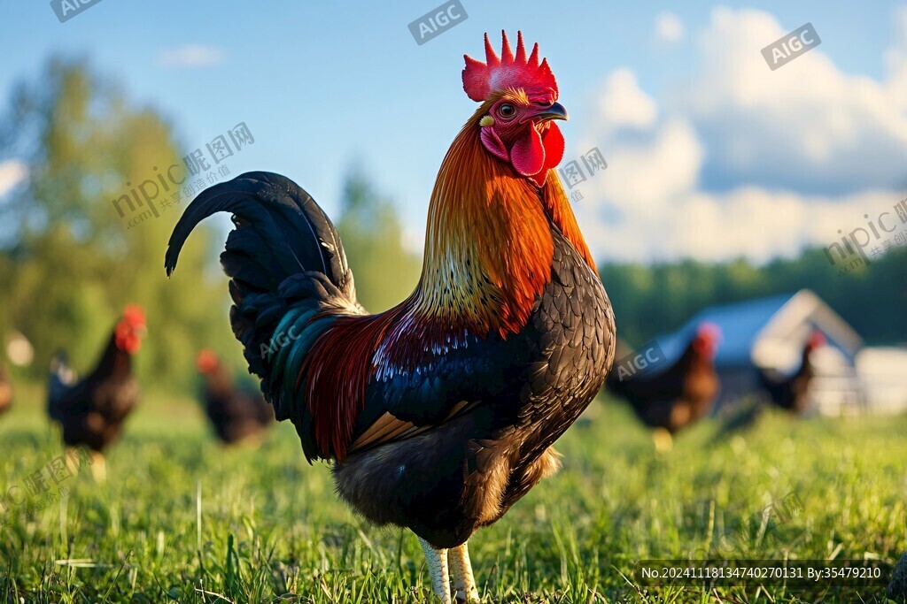 雄鸡高清图