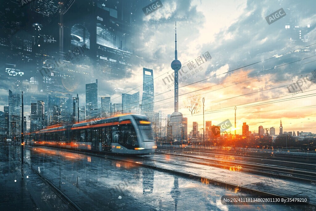 高铁行驶城市门户