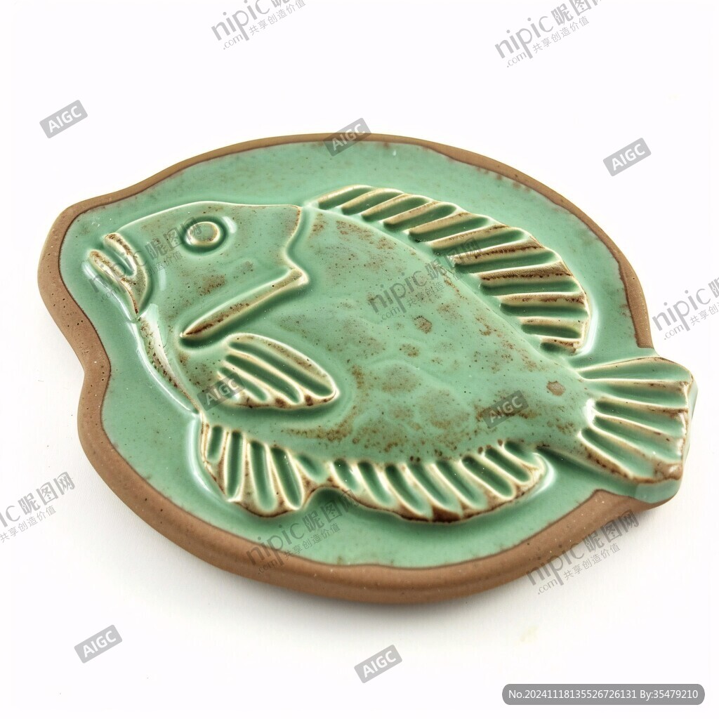 鱼纹糕饼印模