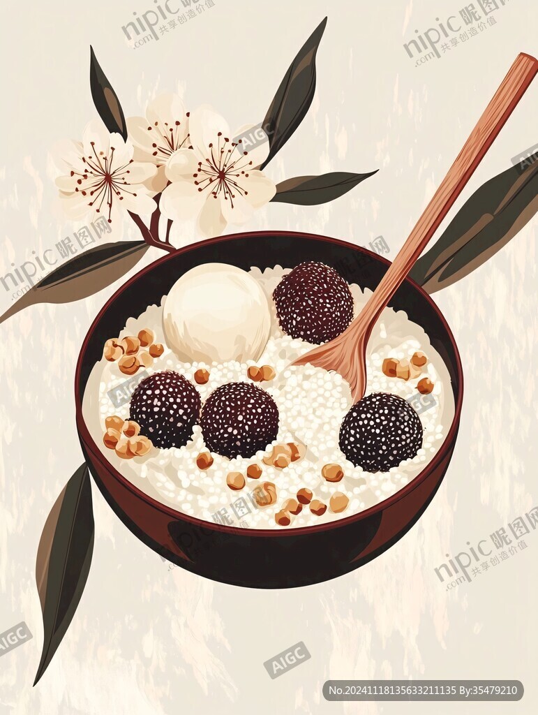 清补凉插画