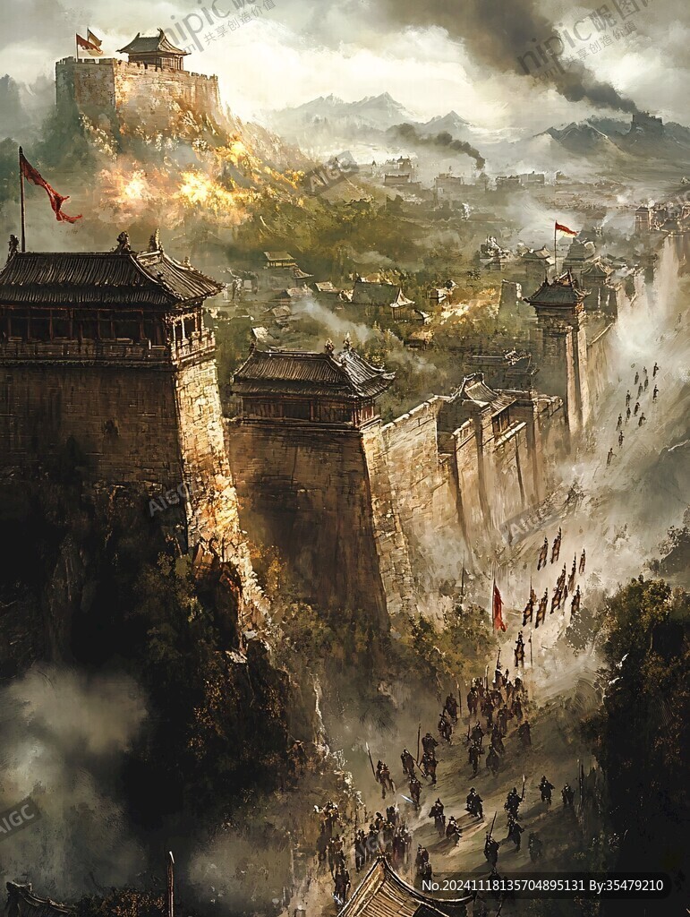 大境门插画