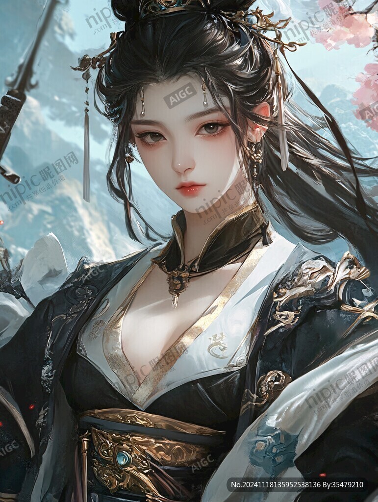 日韩厚涂插画