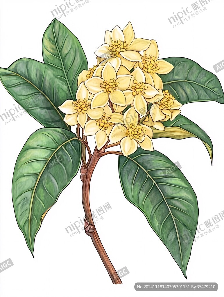 鼠绘桂花