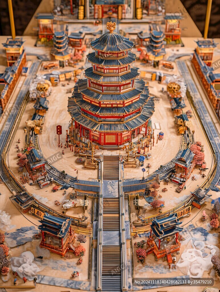 天坛微缩模型
