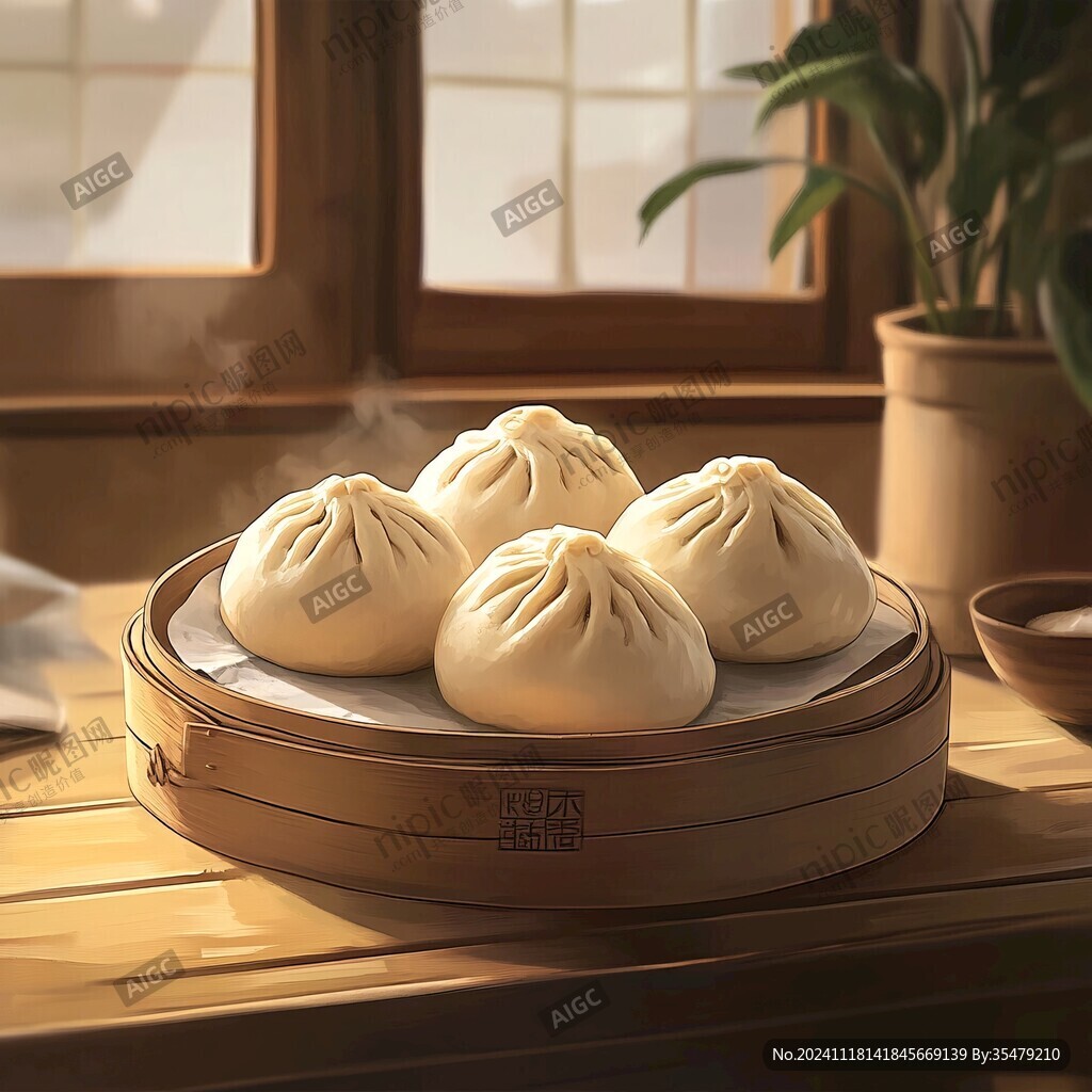 叉烧包绘画