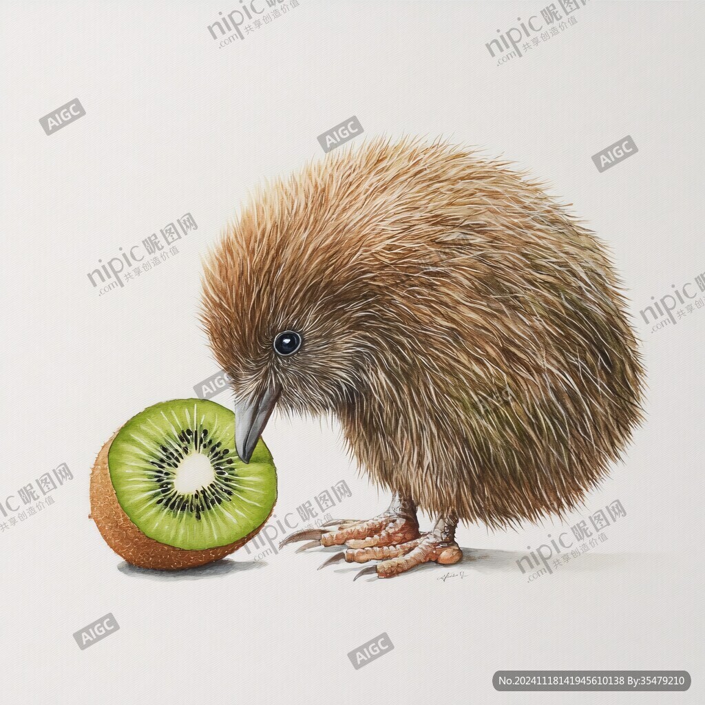 lowpoly奇异果