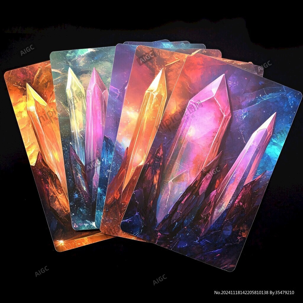 渐变色水晶