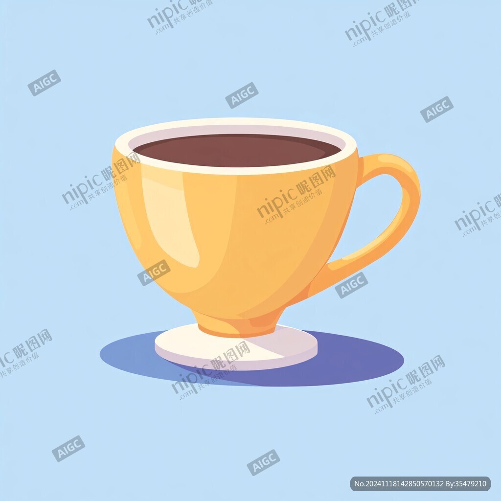 茶杯图标设计