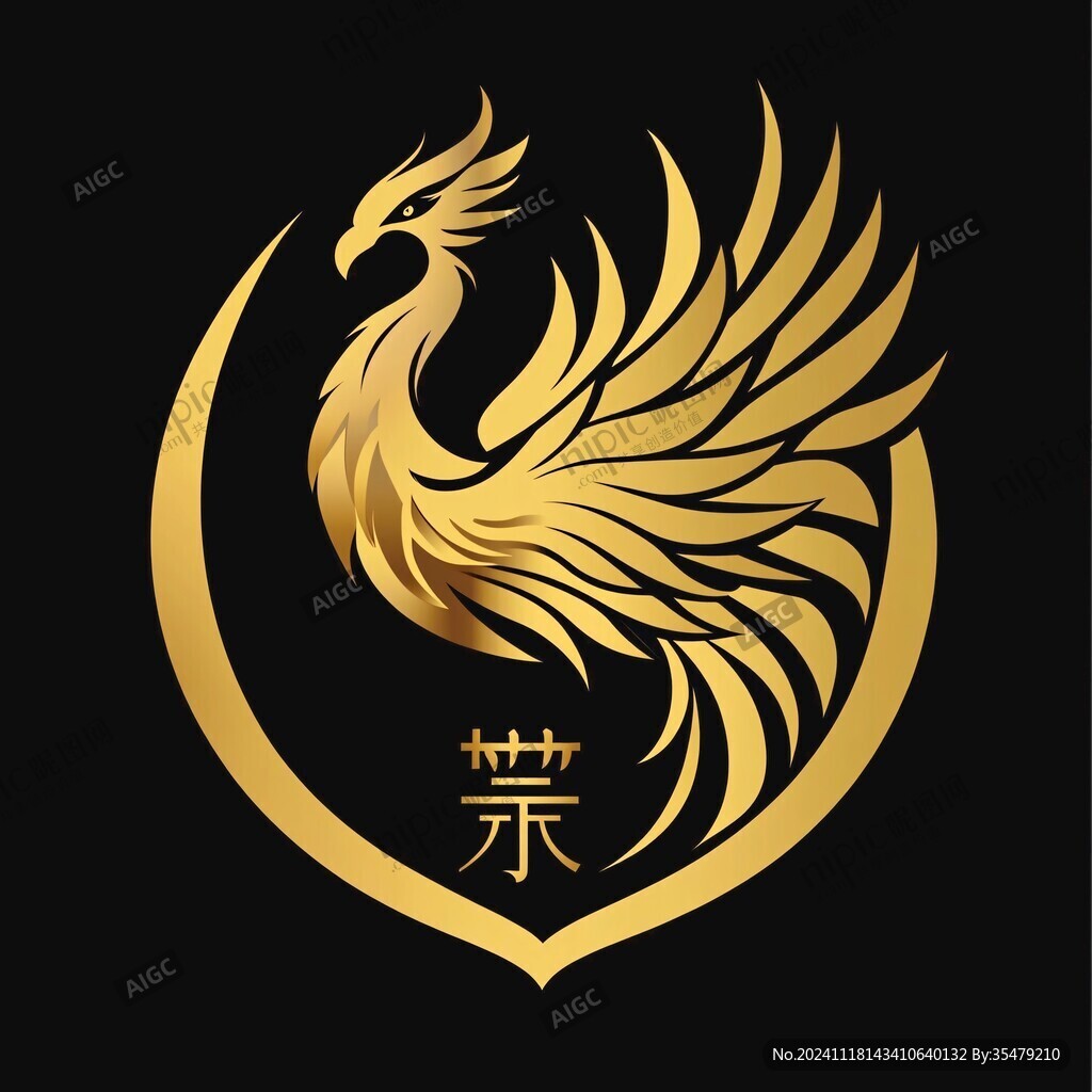 凤首logo设计