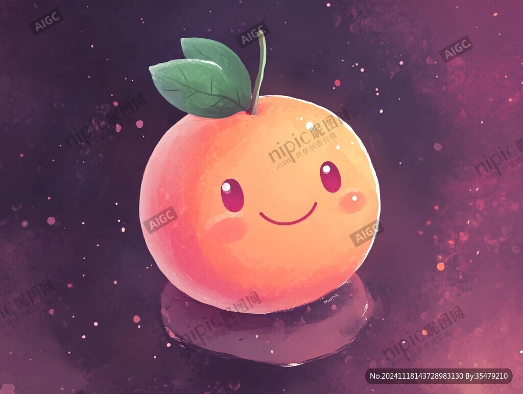 沃柑插画
