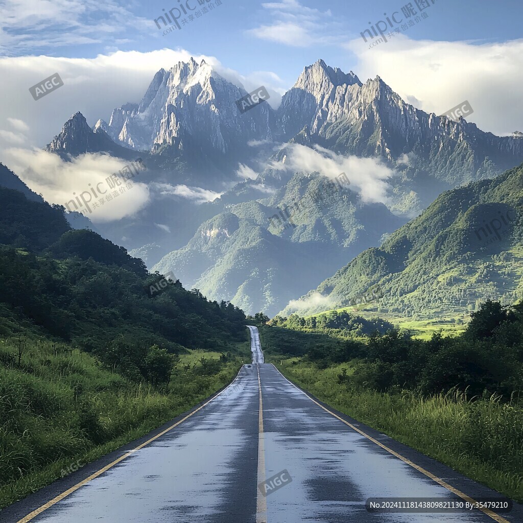 意境高山道路