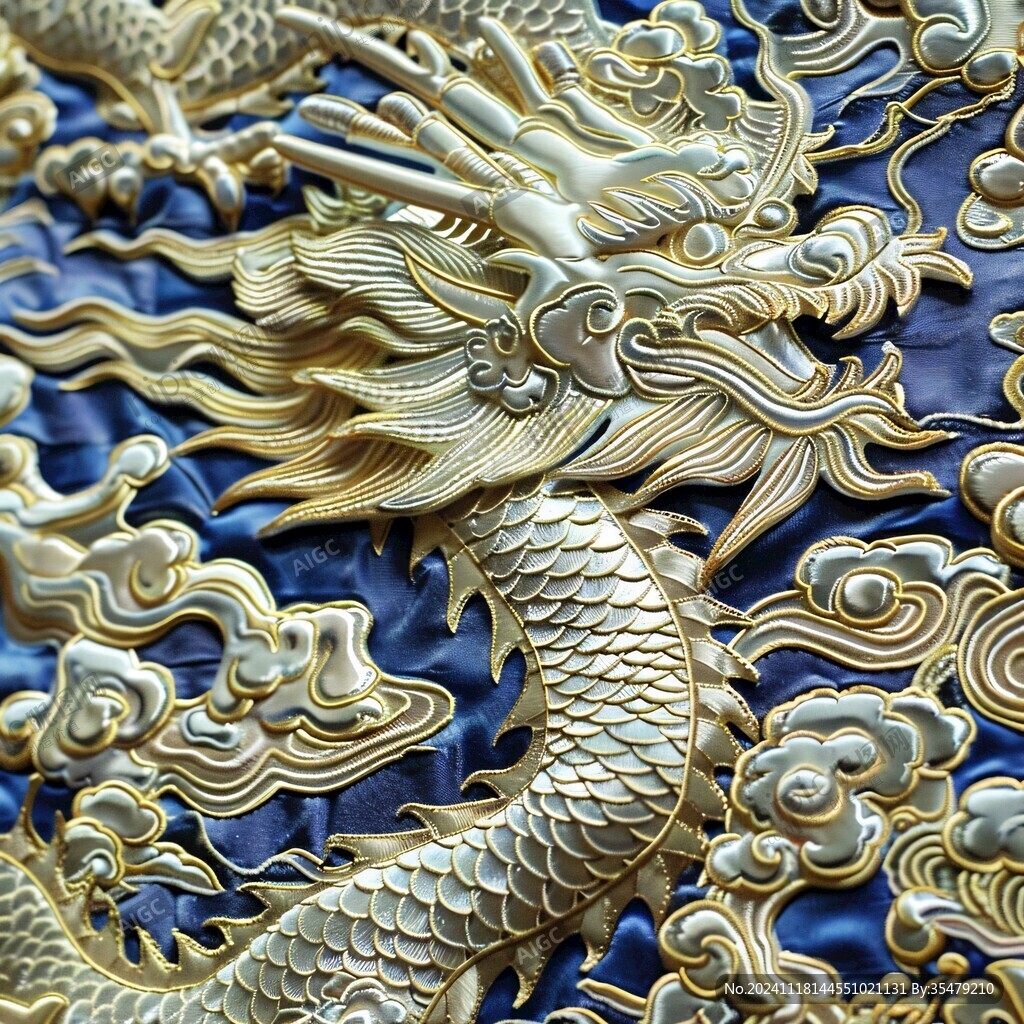 龙袍细节