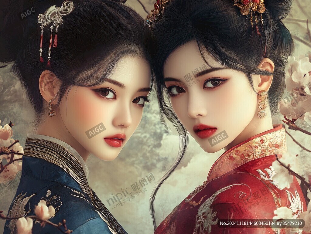 写实人物插画