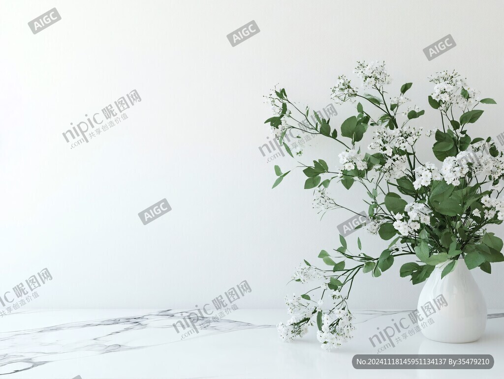 北欧简约花