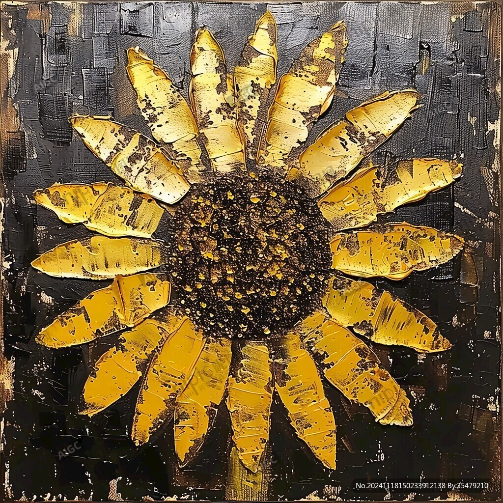 葵花籽装饰画