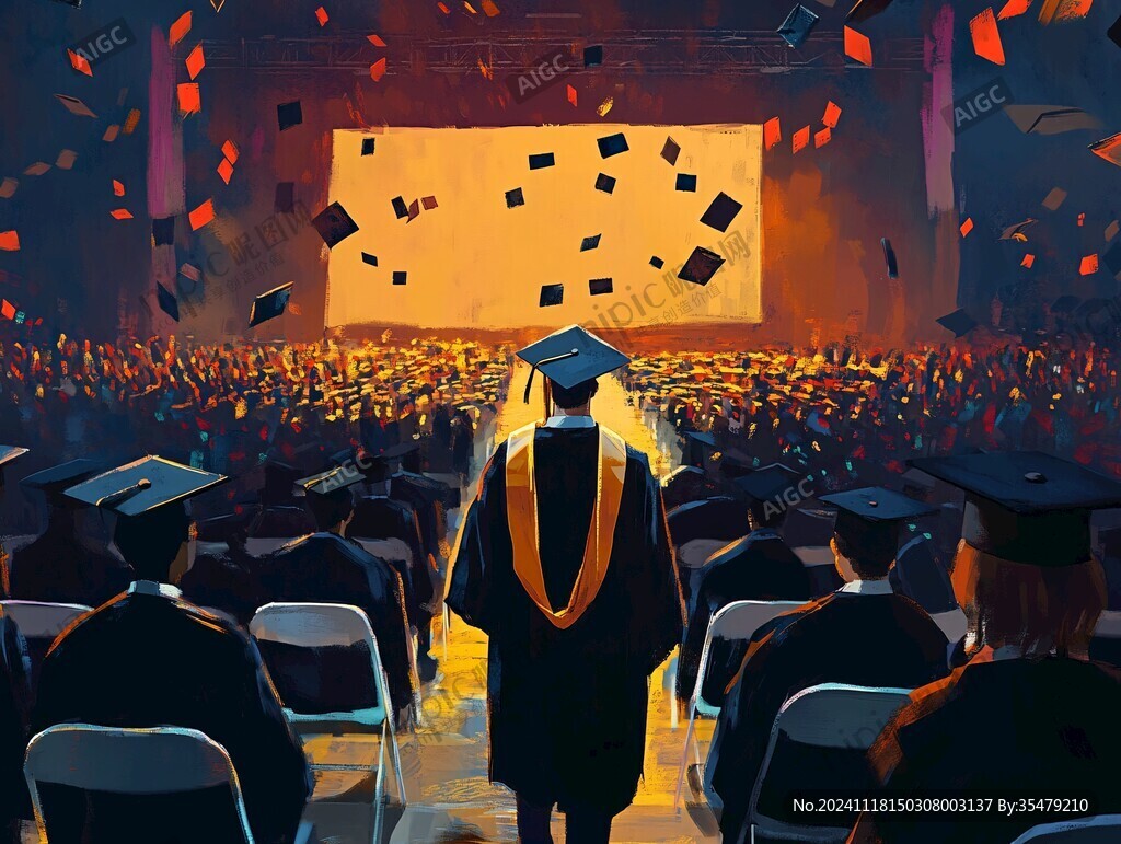 大学生毕业典礼背景