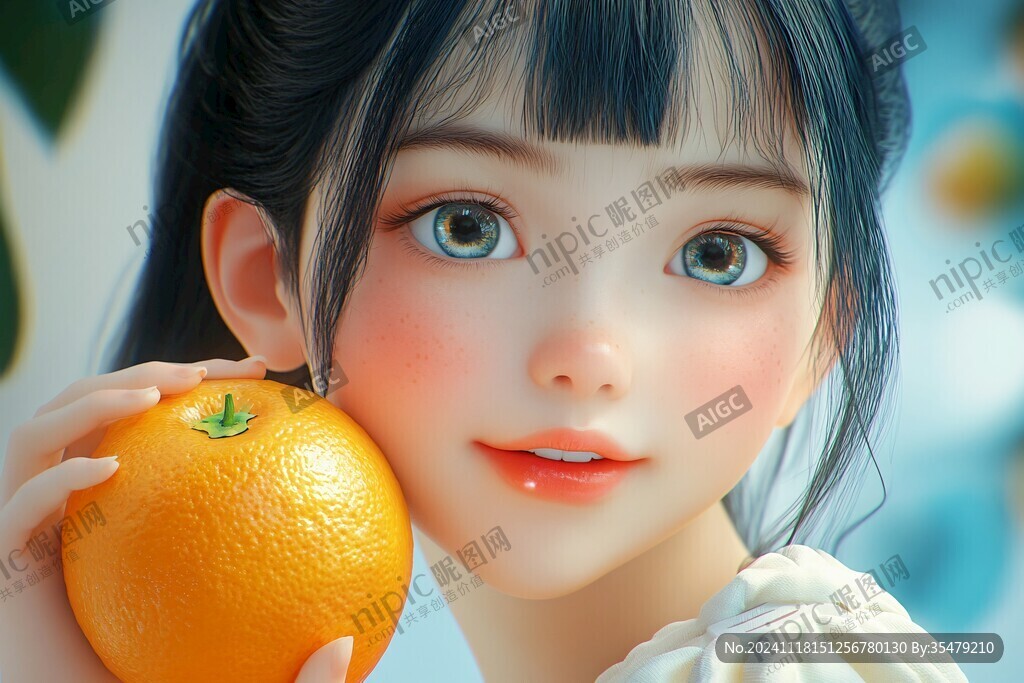 写实人物插画
