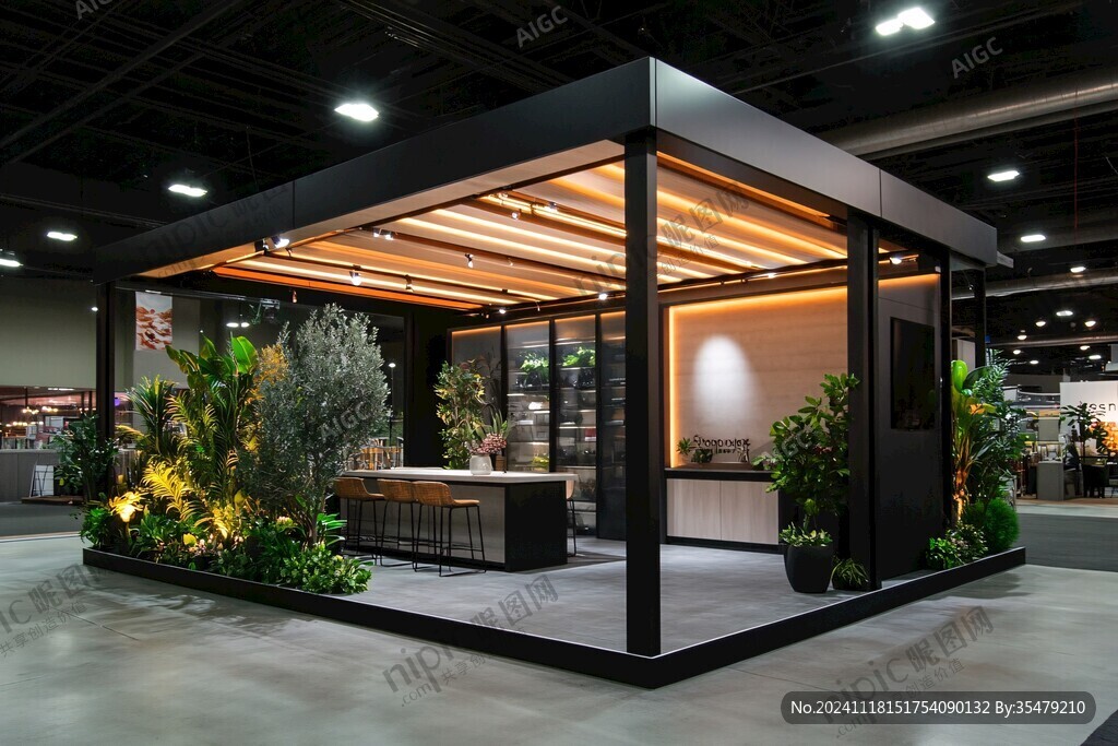 绿植装饰展台