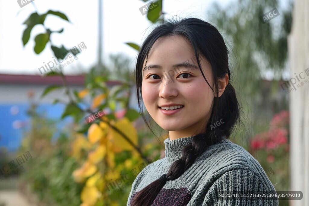 黄土高坡女孩