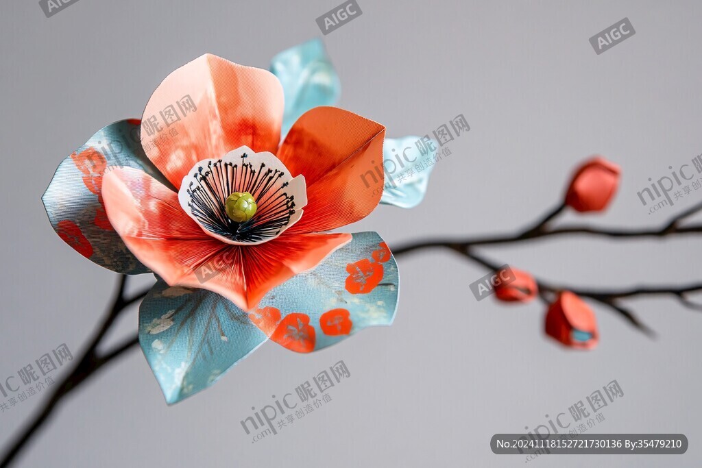 折纸梅