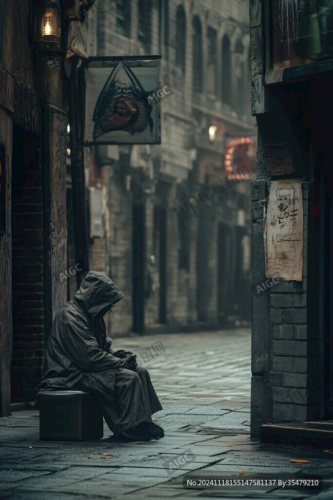 沿街乞讨