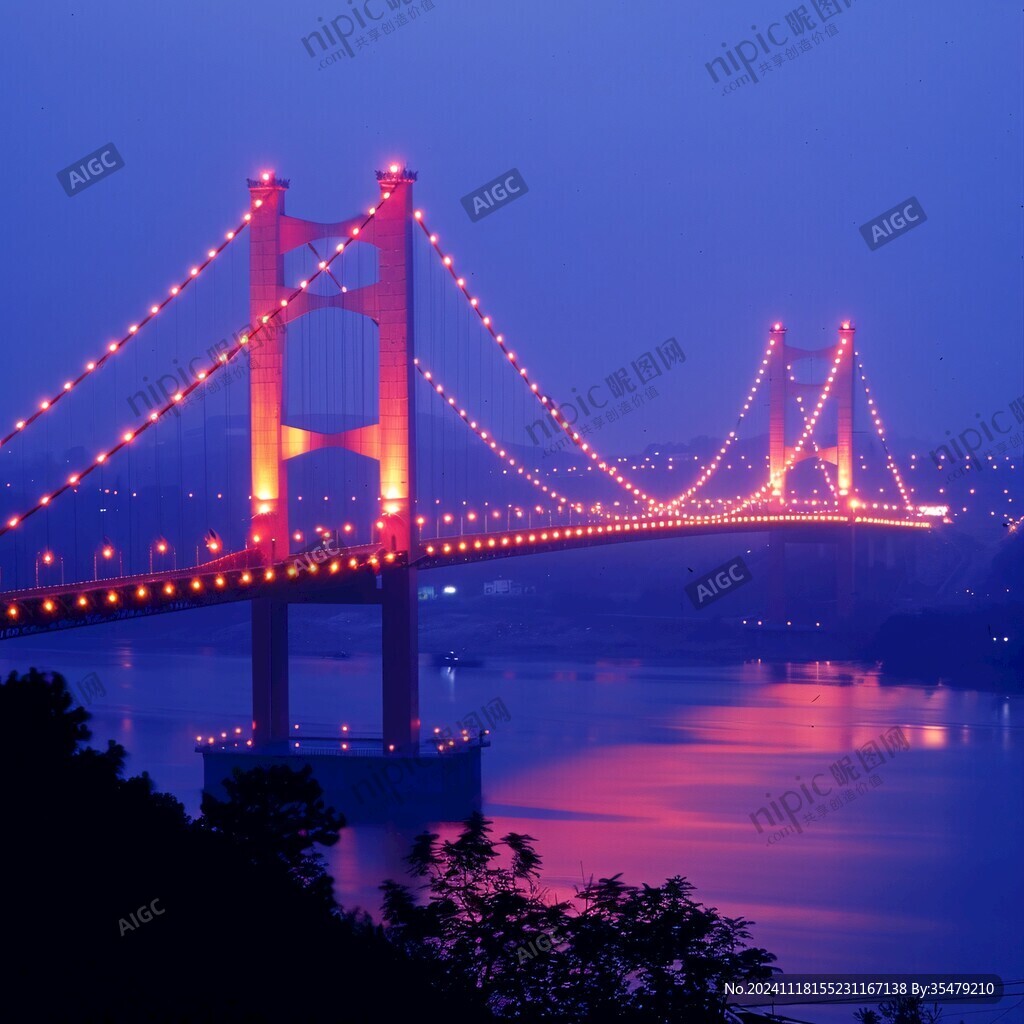 青马大桥夜景