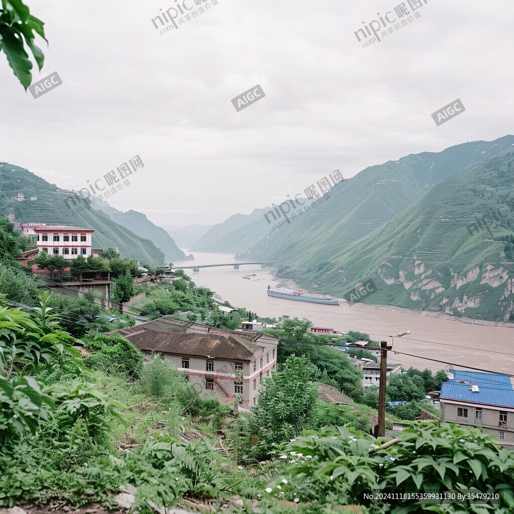 长江峡谷风光