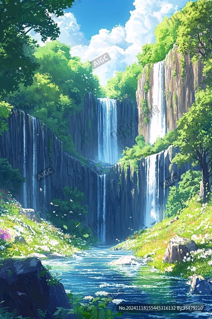 插画唯美风景