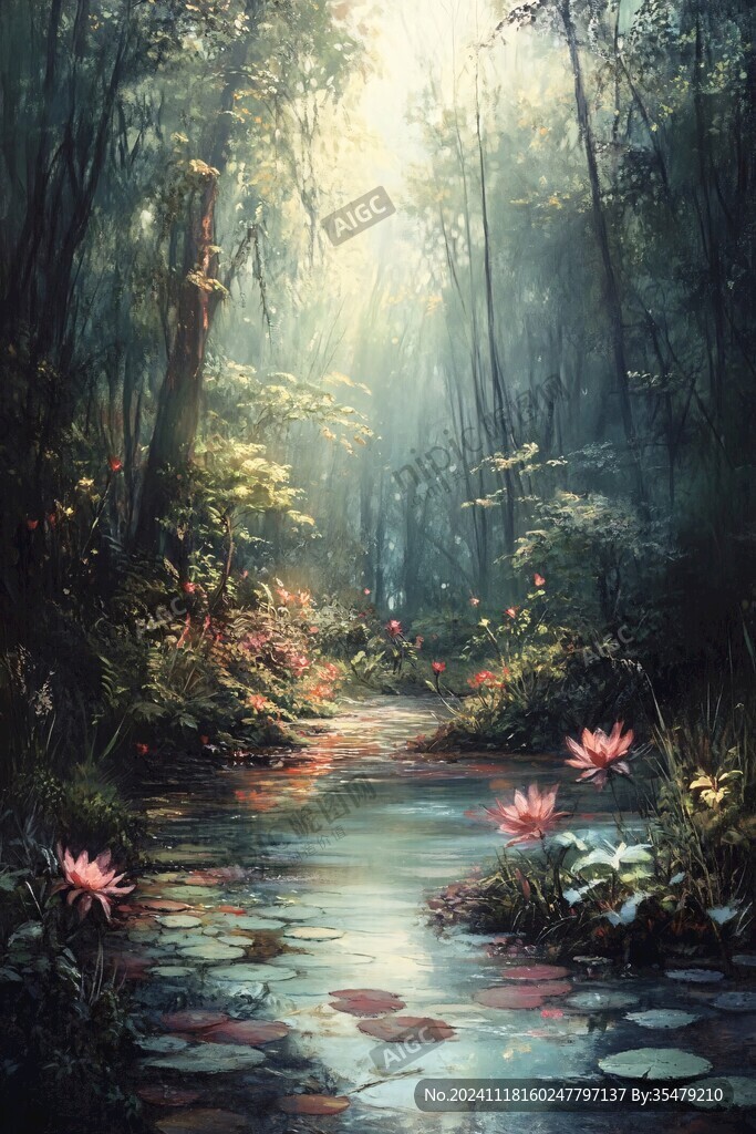 唯美森系场景