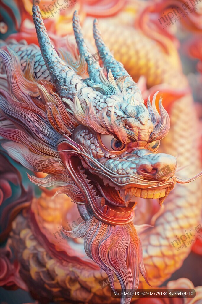 龙包装插画