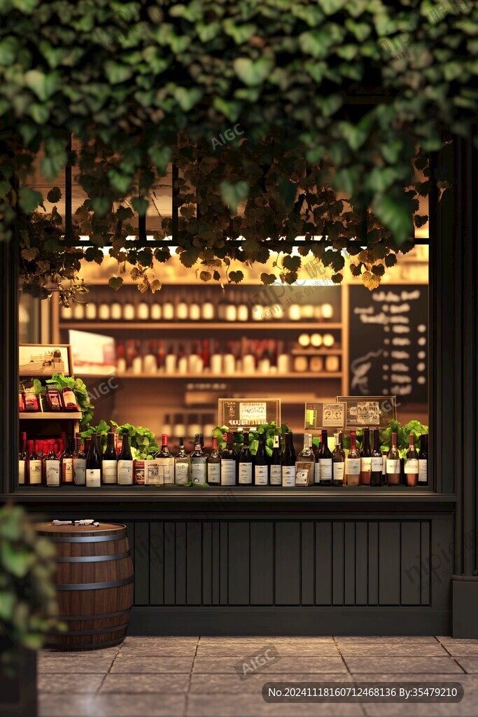 水果店绿植背景