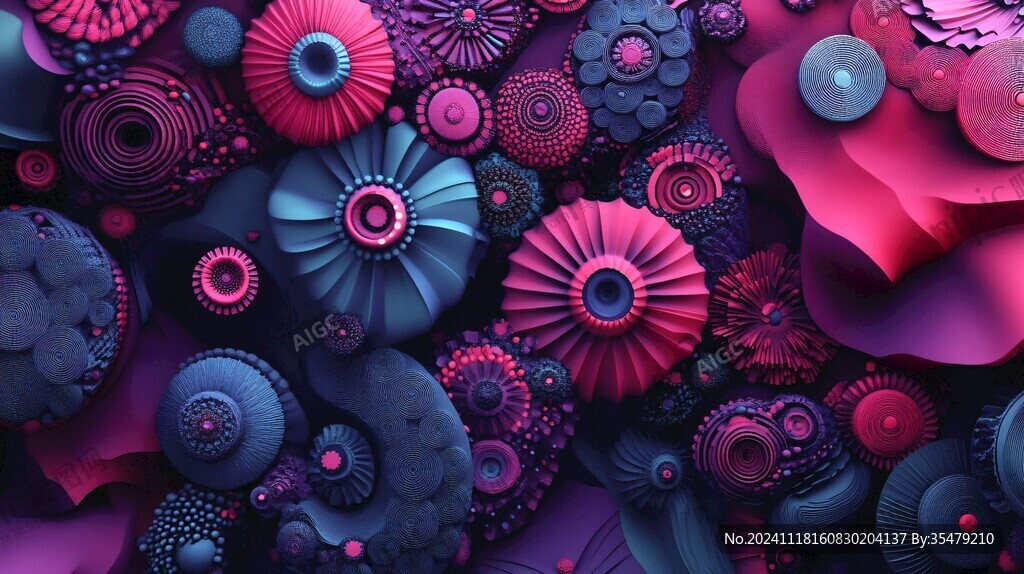 前卫风格立体感背景