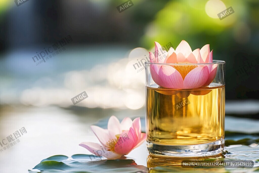 荷花茶杯