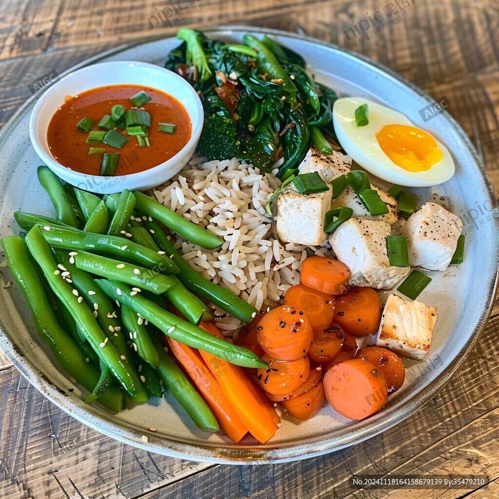 低脂肪健身餐食