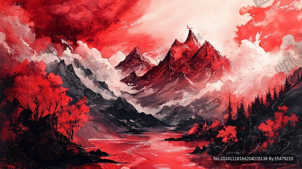 血色雪山