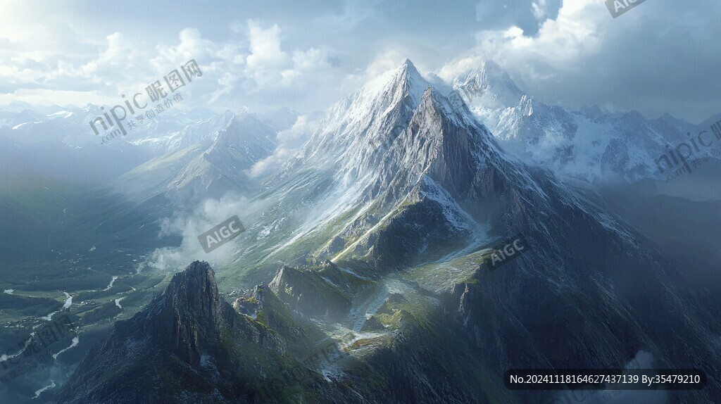 3d山脉背景