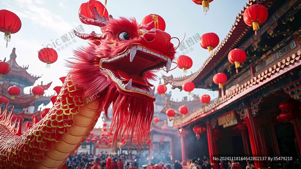 舞龙舞狮亚洲龙