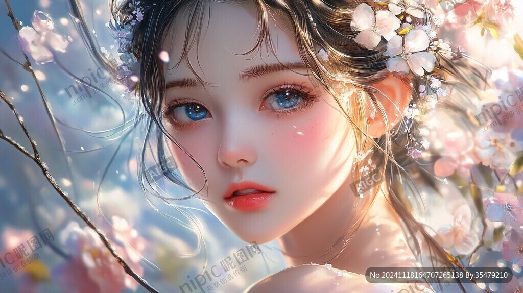 仙气清冷少女壁纸图片