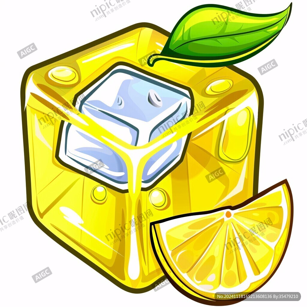 冰砖插画