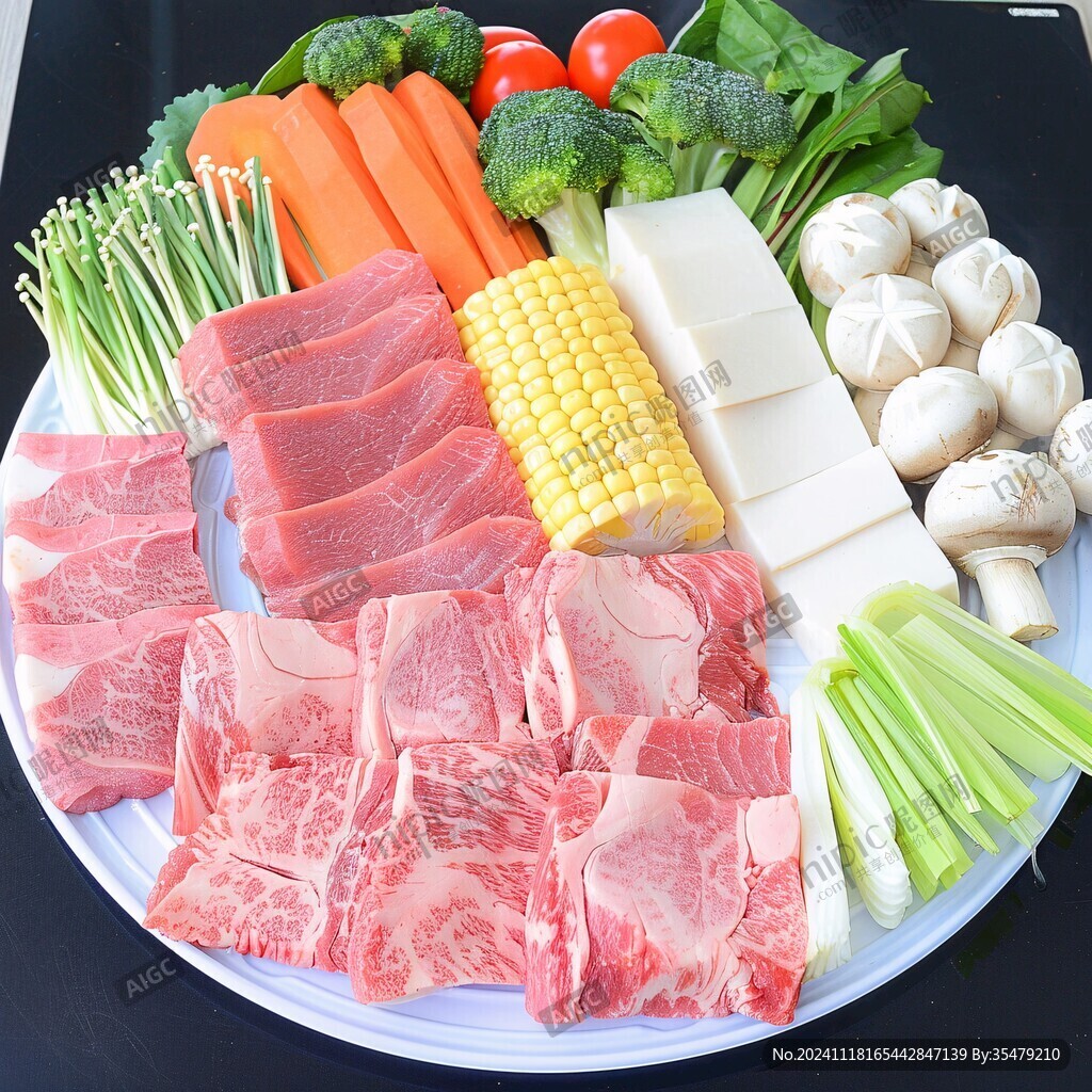 牛肉蔬菜拼盘