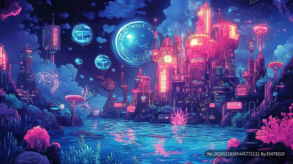 科幻插画风