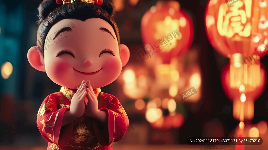福娃拜年