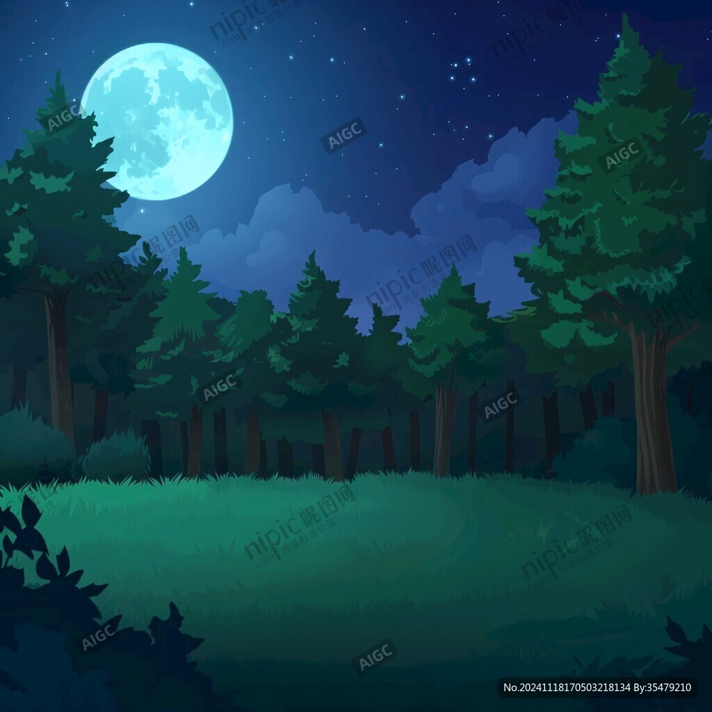 夜色森林景