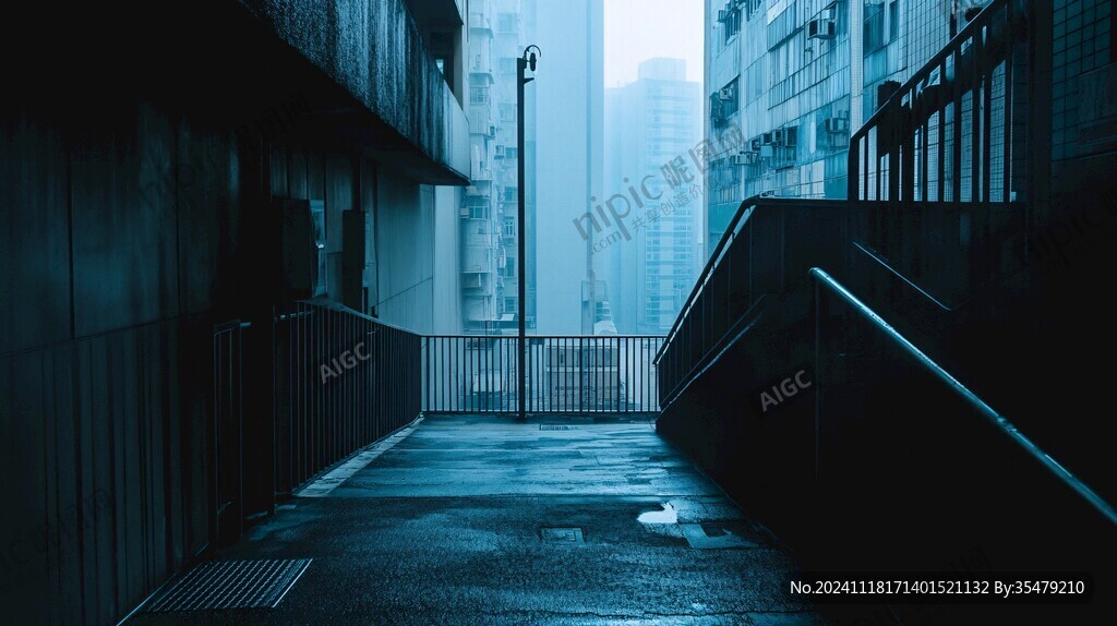高楼之间
